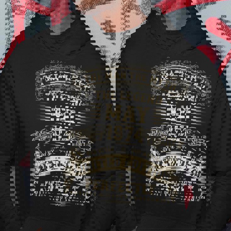 51歳 誕生日プレゼント 男性用 1974年5月 51歳の誕生日 パーカー 面白い贈り物