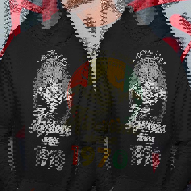 55歳の誕生日 1970年創業のレトロな山々 パーカー 面白い贈り物