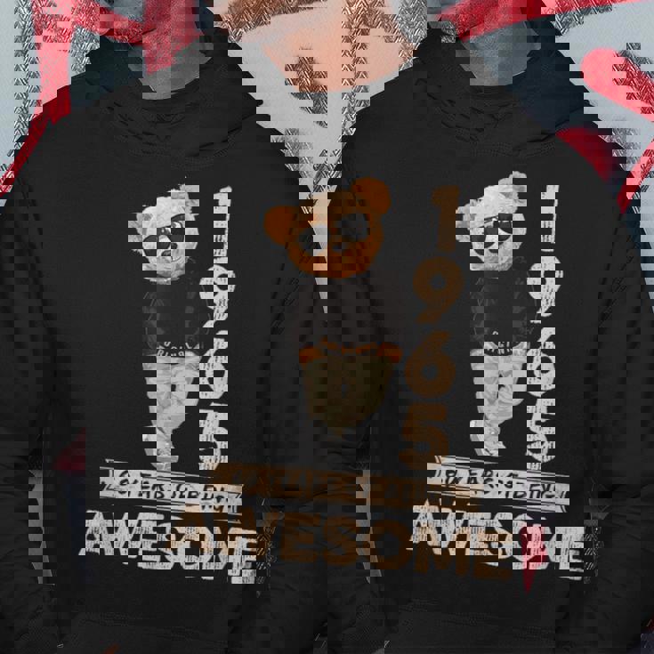 60歳の誕生日 メンズ レディース 1965年 オリジナル 素晴らしいテディベア パーカー 面白い贈り物