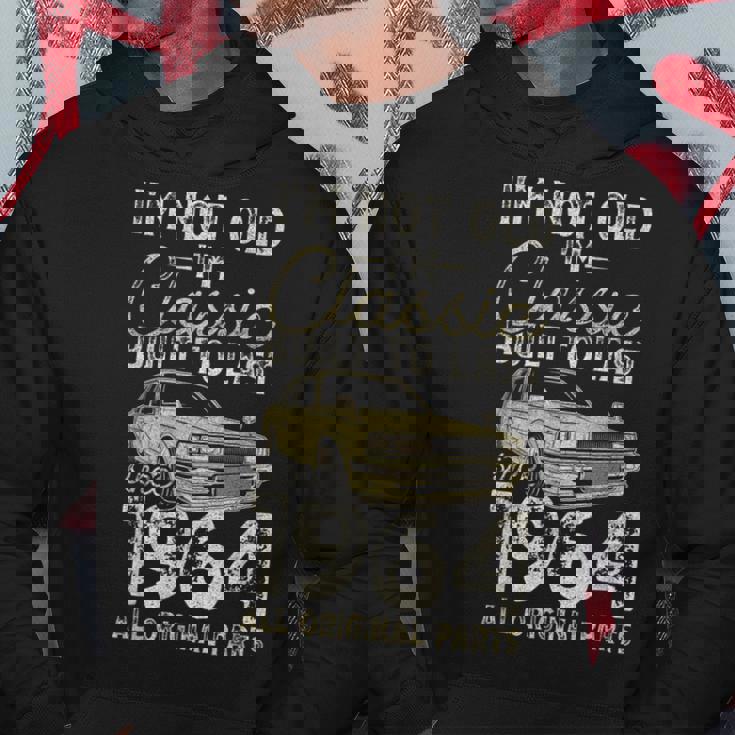 61 歳の誕生日、1964 年以来、クラシックカー、61 歳 パーカー 面白い贈り物