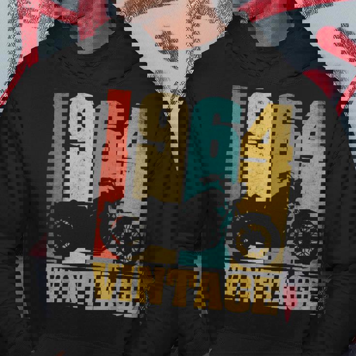 61 歳の誕生日バイカーギフトtシャツ-ヴィンテージ1964バイク パーカー 面白い贈り物