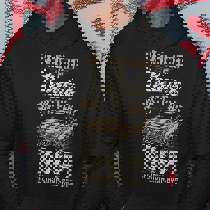 61歳の誕生日 1964年生まれのクラシックカー パーカー 面白い贈り物