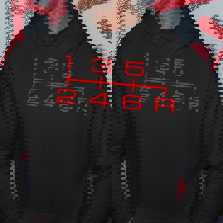 6速シフトノブシャツ マニュアルカーラバー パーカー 面白い贈り物