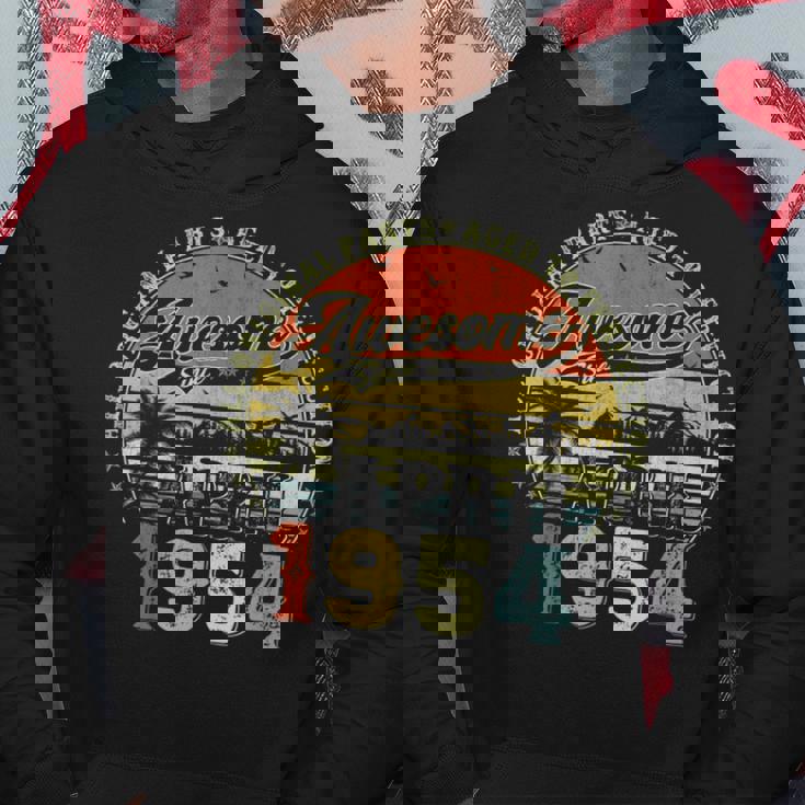 70歳 誕生日プレゼント 男性用 1954年4月 誕生日 ヴィンテージ パーカー 面白い贈り物