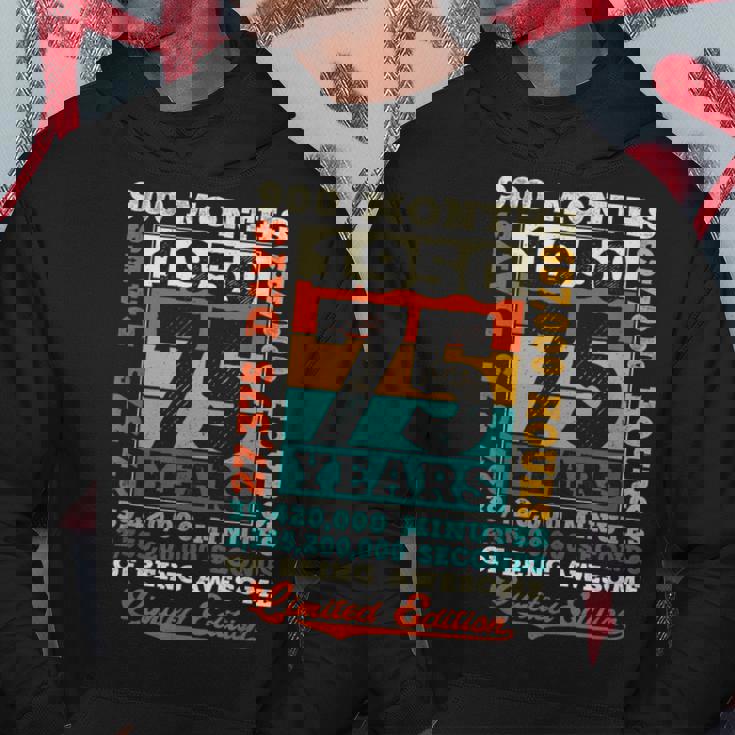 75歳の誕生日 75歳 900ヶ月 すごい生まれ 1950年 パーカー 面白い贈り物