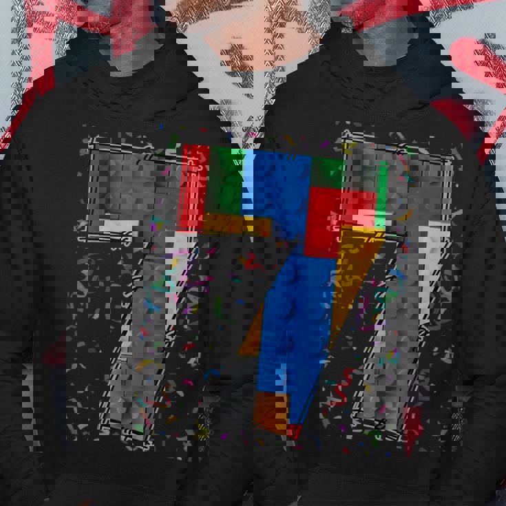 7歳 ブロック 建物 マスタービルダー 7歳の誕生日 男の子 パーカー 面白い贈り物