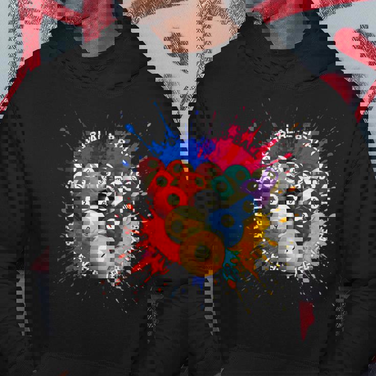 8-Ball Pool Team クールなグラフィックデザインリーグとトーナメント パーカー 面白い贈り物