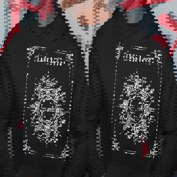 8つの神聖なヤントラ お土産 タイ サクヤン 神聖なヤントラ の入れ墨 マスタータトゥー アユタヤ ワット・バンプラ パーカー 面白い贈り物