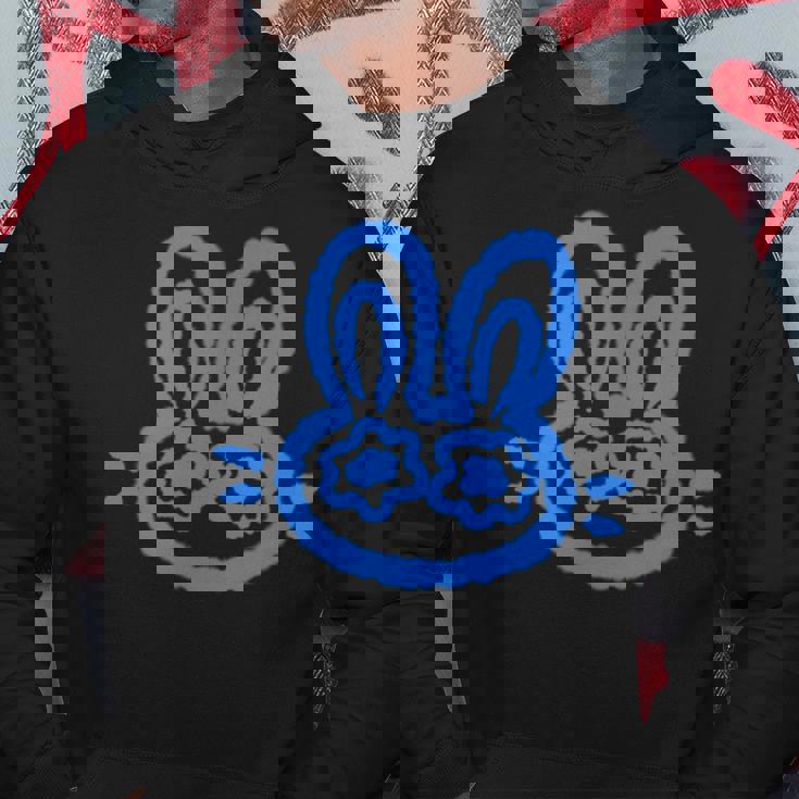 90S Y2k 泣いているウサギ うさぎは星空の下で悲しい パーカー 面白い贈り物