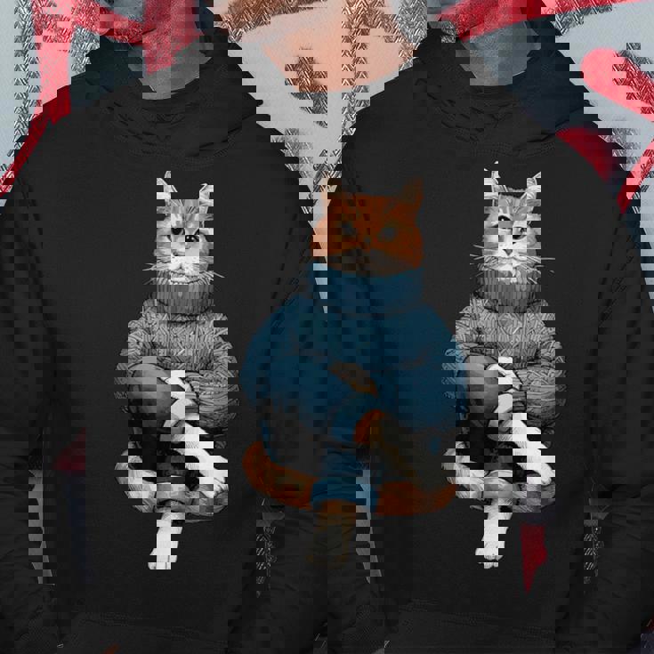 A Cozy Cat Wear Aweater And お揃い パンツ パーカー 面白い贈り物