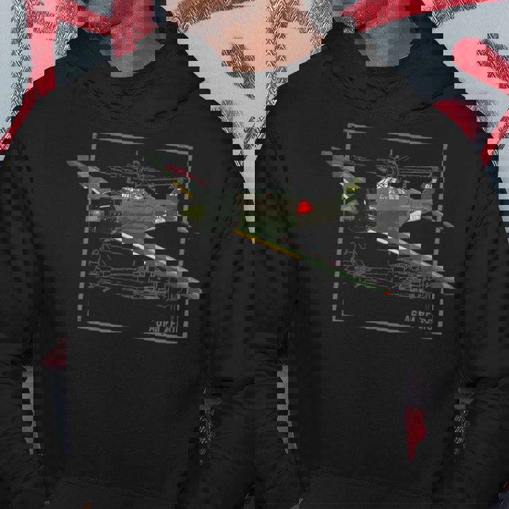 A6mゼロ日本第二次世界大戦戦闘機 パーカー 面白い贈り物