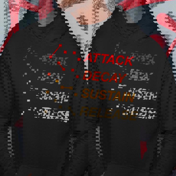 Adsr Producerynth ヴィンテージアナログギアスタジオエンベロープ酸 パーカー 面白い贈り物