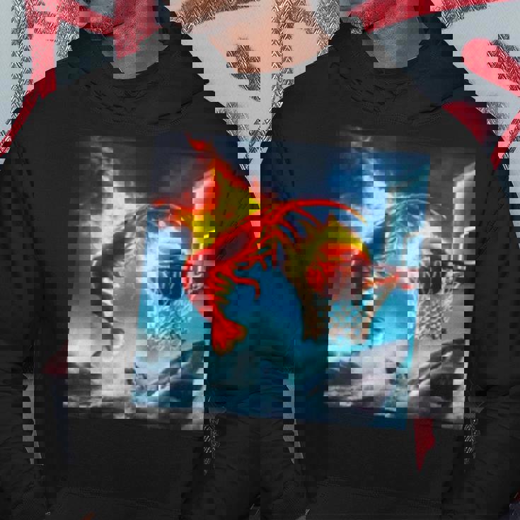 Aiharkのエビダンキング。 パーカー 面白い贈り物