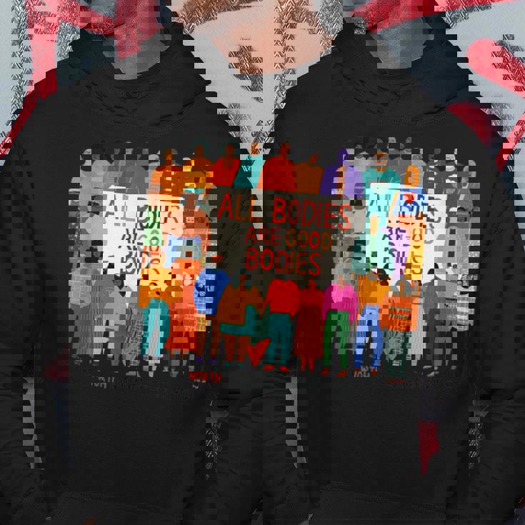 All Bodies Are Good Bodies – Body Positive – Italyデザイン パーカー 面白い贈り物