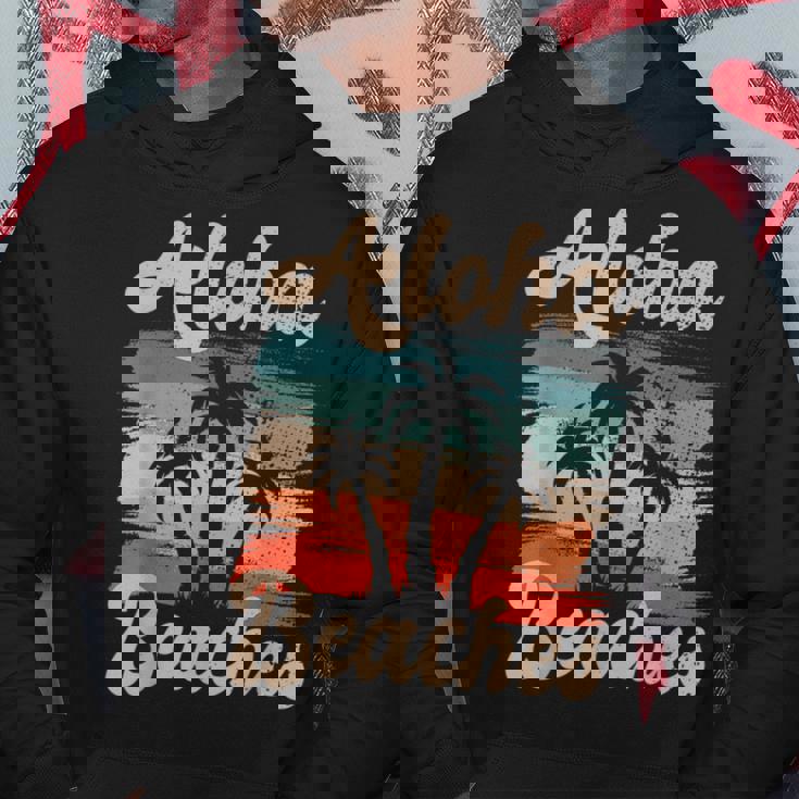 Aloha Beaches ハワイ サーフィン ストランドパーティー バケーション サーファー パーカー 面白い贈り物