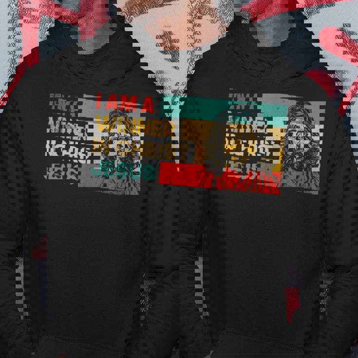 I Am A Winner In Jesus Krist God Faith Jesus パーカー 面白い贈り物