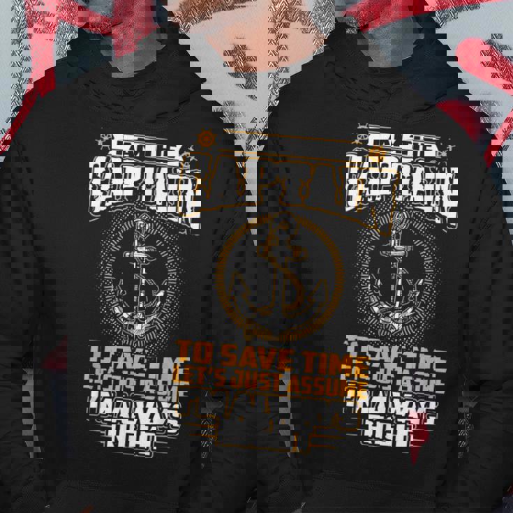 I Am The Captain パーカー 面白い贈り物