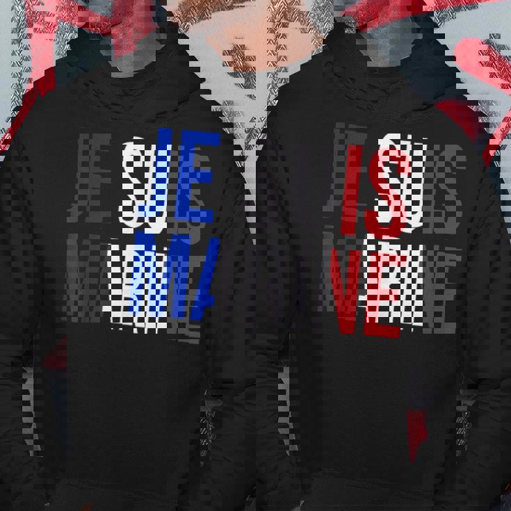 I Am Marine パーカー 面白い贈り物