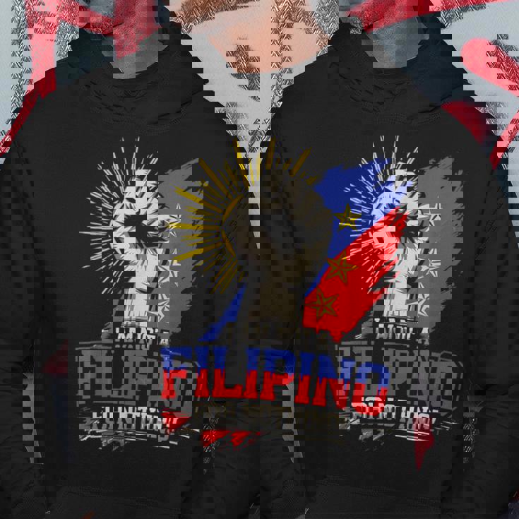 I Am Not A Filipino For Nothing ファイトサポーター サラ・ドゥテルテ パーカー 面白い贈り物