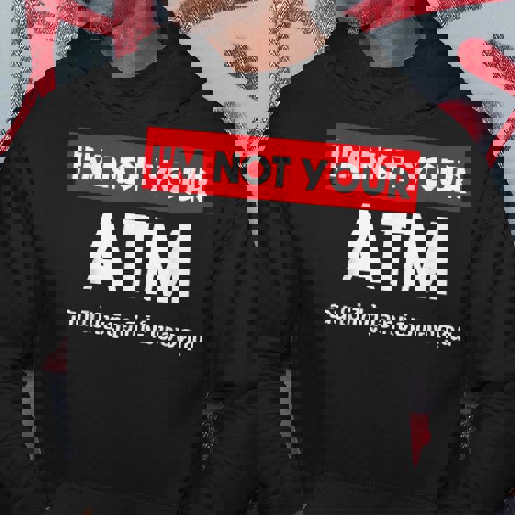 I Am Not Your Atm 面白い タイ語 スクリプト タイ語 パーカー 面白い贈り物