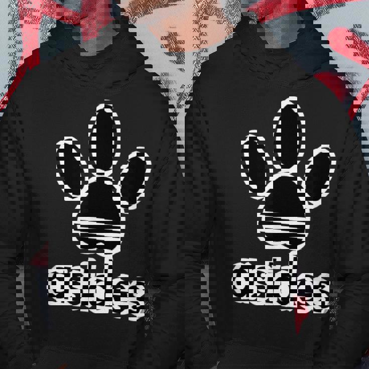 Asides アシデス Asides 足です。肉球です。【変なtシャツ屋さん】スポーツ ブランド パロディ 面白デザイン パーカー 面白い贈り物