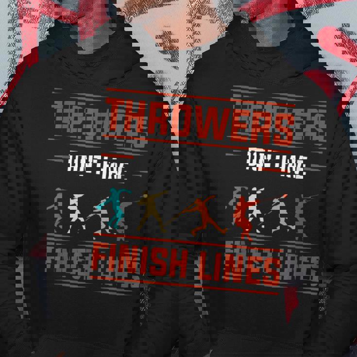 Athletics 円盤投げ ジャベリンスロー ハンマースロー ショットストライク パーカー 面白い贈り物