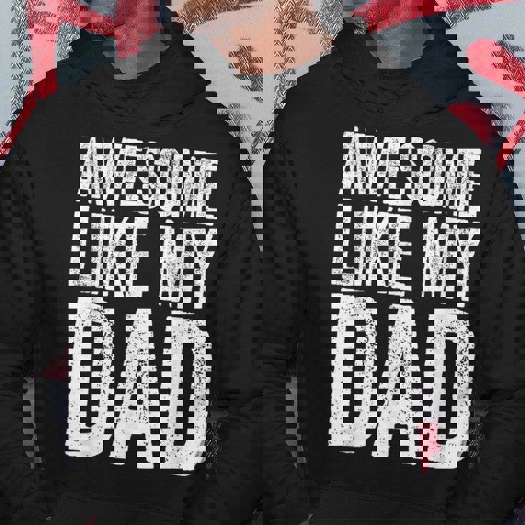 Awesome Like My Dad シャツ キッズ 息子 娘 父の日 パーカー 面白い贈り物