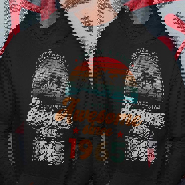 Awesomeince 1965 パームツリー 60歳の誕生日 パーカー 面白い贈り物