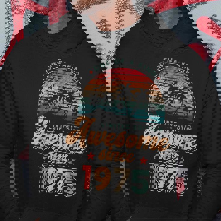 Awesomeince 1975 パームツリー 50歳の誕生日 パーカー 面白い贈り物