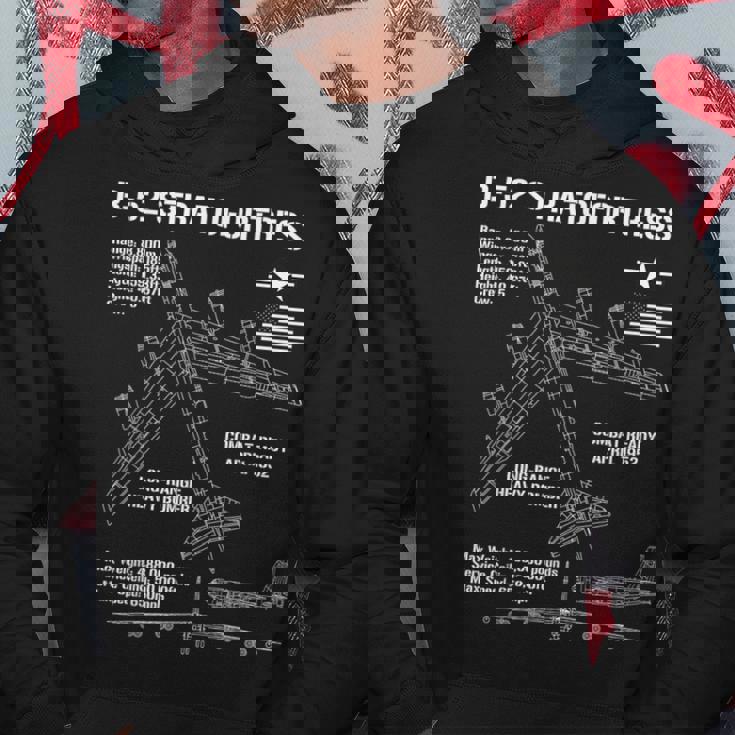 B-52 ストラトフォートレス仕様 軍用機 B52 パーカー 面白い贈り物