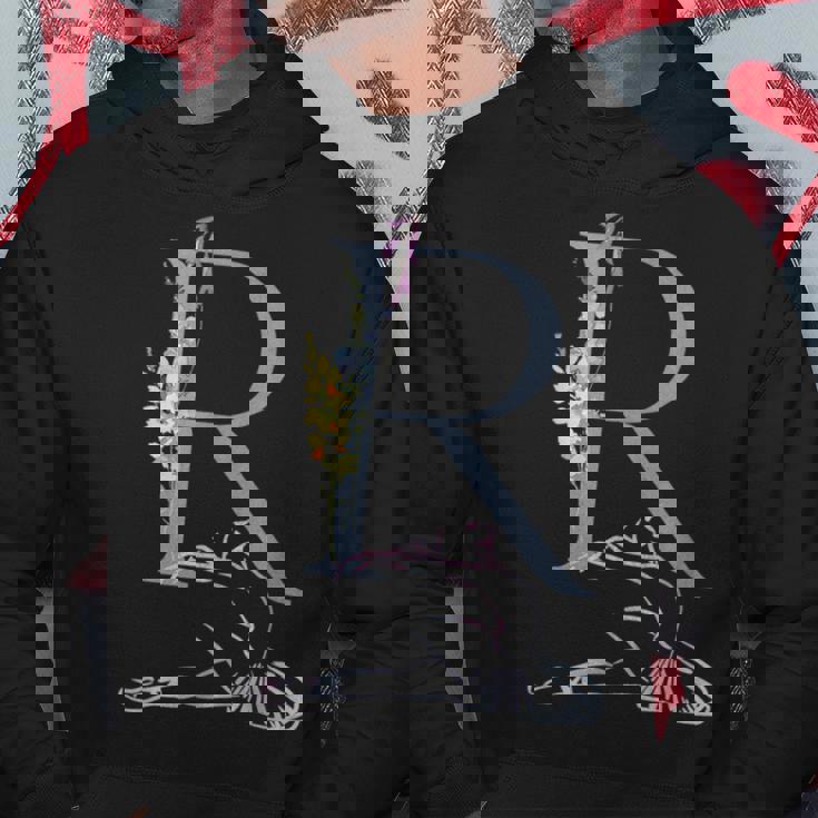 Balla バレリーナ イニシャル 名 R ダンス モノグラム バレエ パーカー 面白い贈り物