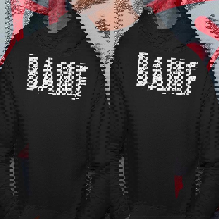 Bamf Bad To The Bone 総合格闘技オペレーターtシャツ パーカー 面白い贈り物