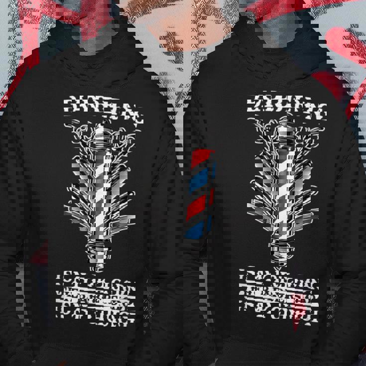 Barber ヘアドレッサー ヘアスタイリスト バーバーショップ バーバー パーカー 面白い贈り物