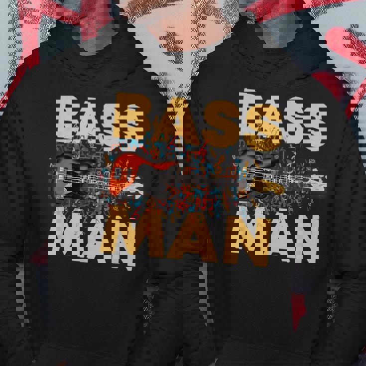 Bass Man 面白いバスプレーヤー ギタリスト ベーシスト ミュージシャン パーカー 面白い贈り物