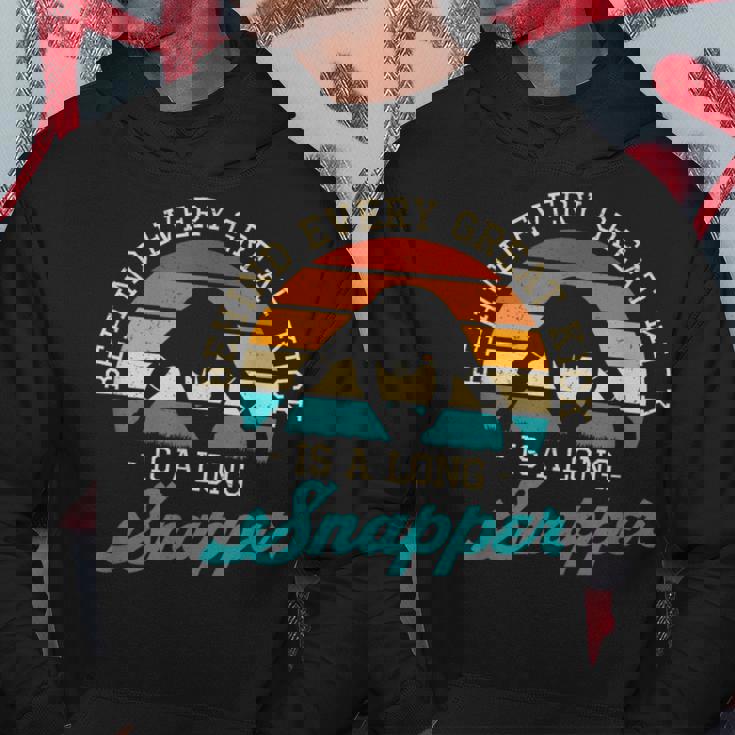 Behind Every Great Kick Is A Longnapper 面白いディープスナッパー パーカー 面白い贈り物