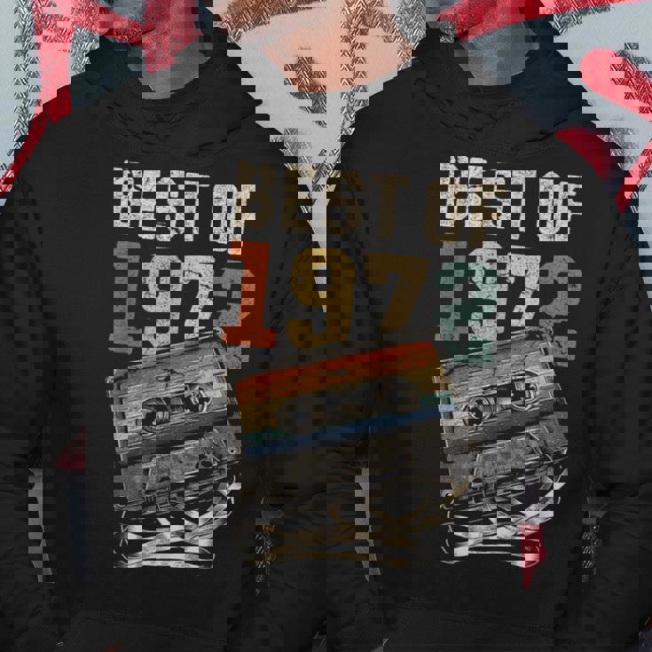 Best Of 1972 カセットテープ 53年 音楽 レトロ 誕生日 パーカー 面白い贈り物