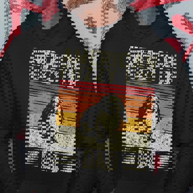 Best Rabbit Dad ヴィンテージアメリカンファジーロップ パーカー 面白い贈り物