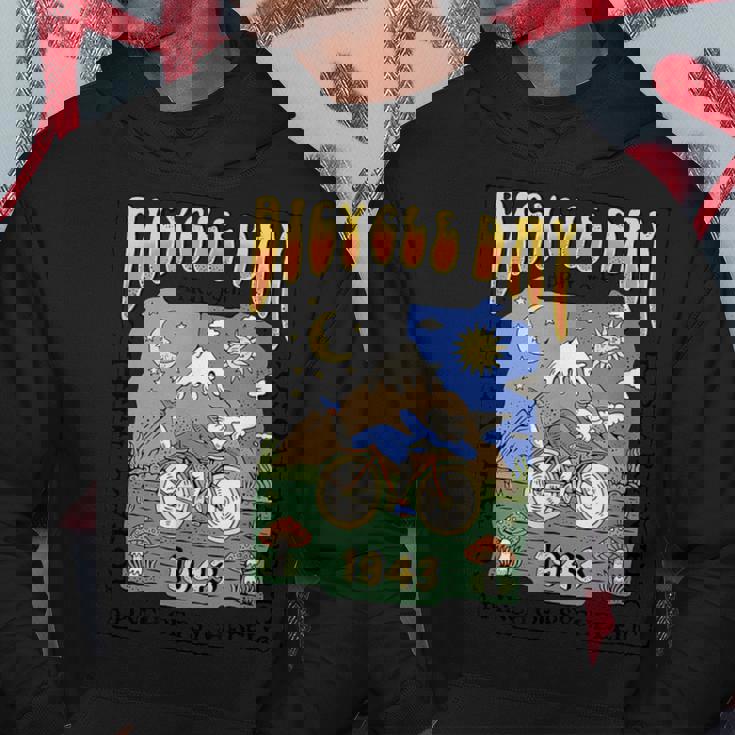 Bicycle Day アルバート・ホフマン Lsd サイケデリック実験 パーカー 面白い贈り物