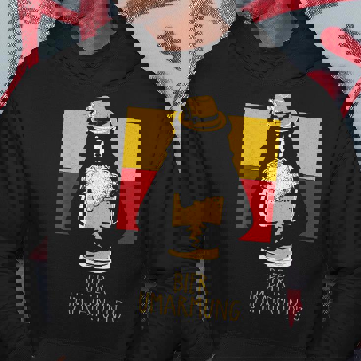 Bier Hug 面白いオクトーバーフェストデザイン ビールベア ドイツパーティー パーカー 面白い贈り物