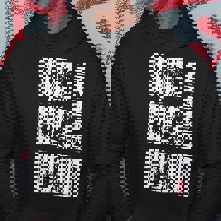 The Big 3 スクワット、ベンチ、デッドリフト パワーリフティングtシャツ パーカー 面白い贈り物