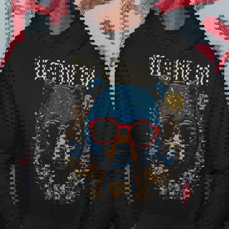 Bigtone Gapirginia Usa 風変わりなクマのデザイン パーカー 面白い贈り物