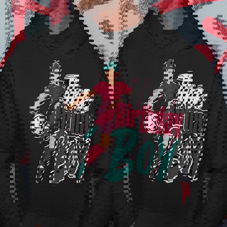 The Birthday Boyoccer Matching Family パーカー 面白い贈り物