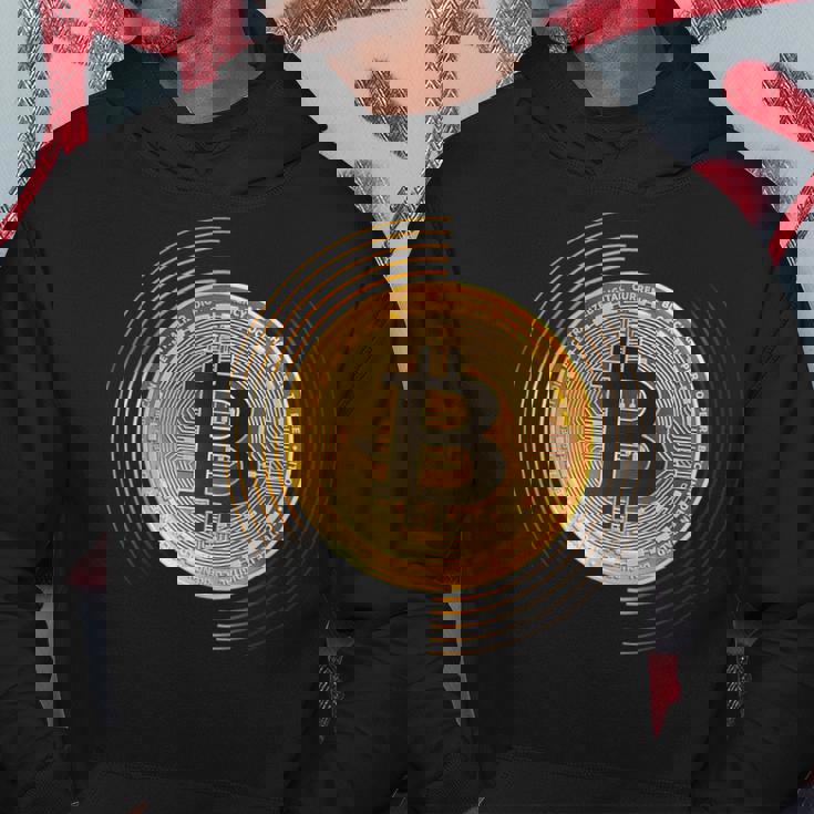 Bitcoin To The Moon And Back、ビットコイン暗号通貨グラフィック パーカー 面白い贈り物