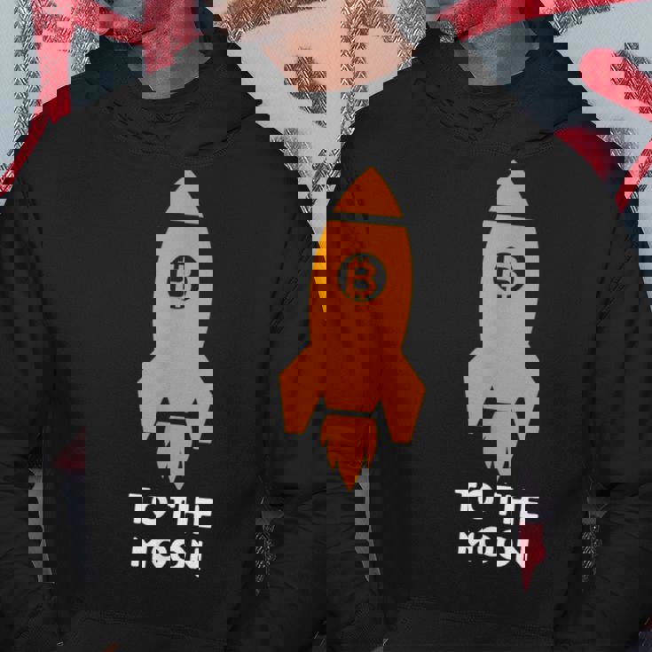 Bitcoin To The Moon おもしろビットコインシャツ ビットコインギフト パーカー 面白い贈り物