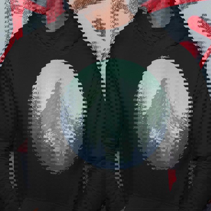 Blue Mountain Retrointage Hiking Camping Lover Glamper パーカー 面白い贈り物