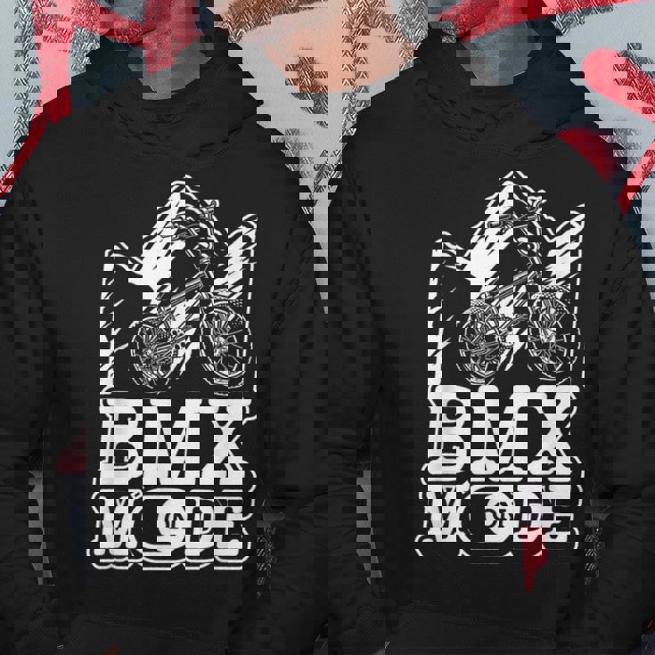 Bmx Mode On Biker Bicycle Bike Cyclist Extremeports Bmx パーカー 面白い贈り物