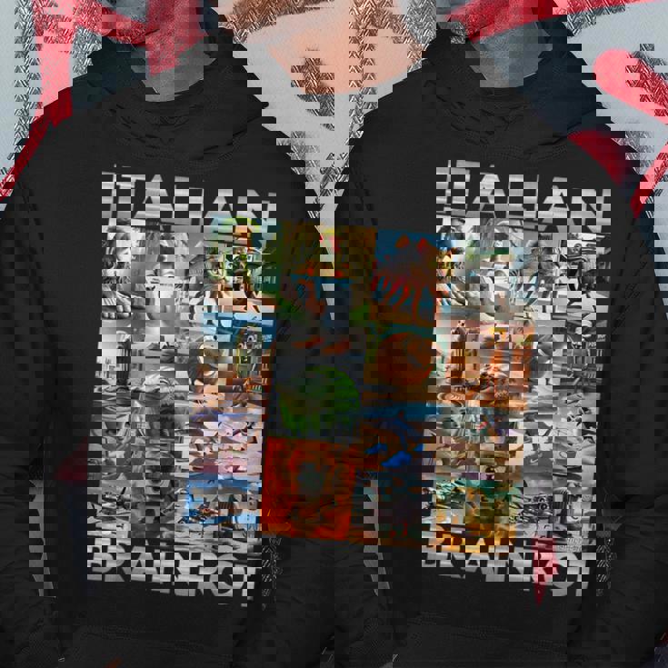 Brainrot Meme イタリアンブレイン 腐敗 イタリアンブレイン パーカー 面白い贈り物