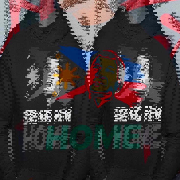Bring Him Home サポーター Digong Duterte フィリピン Du30 パーカー 面白い贈り物