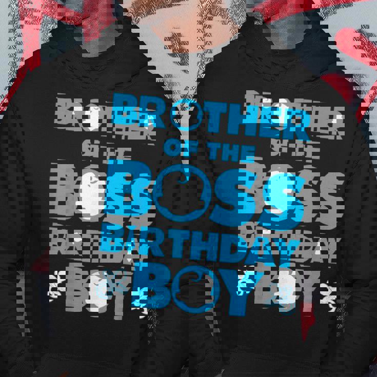 Brother Of The Boss 誕生日 男の子 赤ちゃん 家族 デコレーション パーカー 面白い贈り物