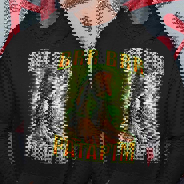 Brr Brr Patapim おもしろイタリアンミーム ブレイン パタピム ユーモア パーカー 面白い贈り物